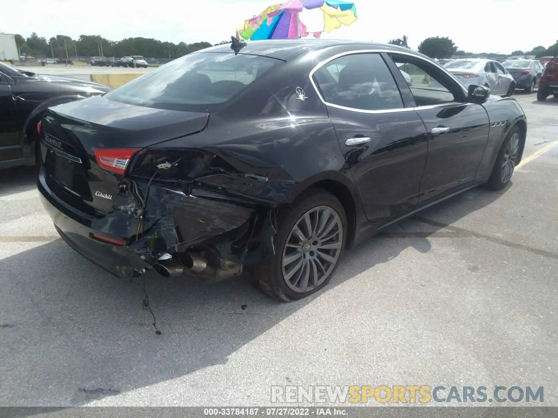 4 Photograph of a damaged car ZAM57XSA5L1345020 MASERATI GHIBLI 2020