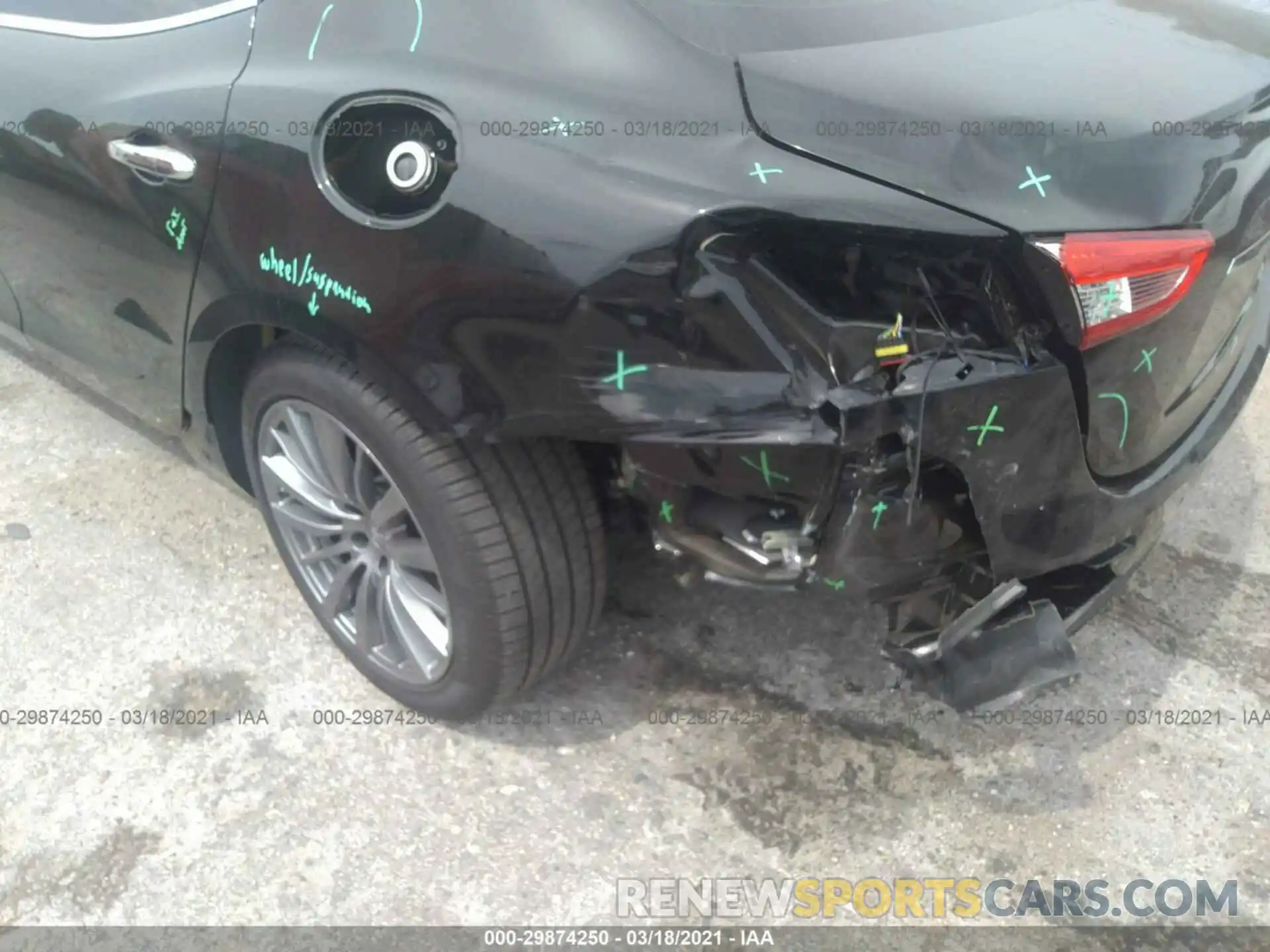 6 Photograph of a damaged car ZAM57XSA6L1353949 MASERATI GHIBLI 2020