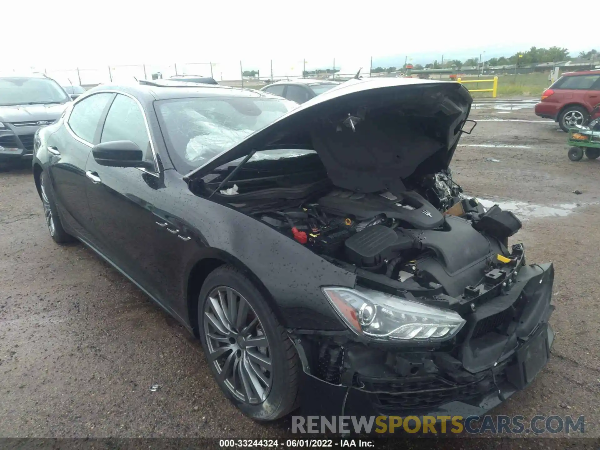 1 Photograph of a damaged car ZAM57XSA8L1345030 MASERATI GHIBLI 2020