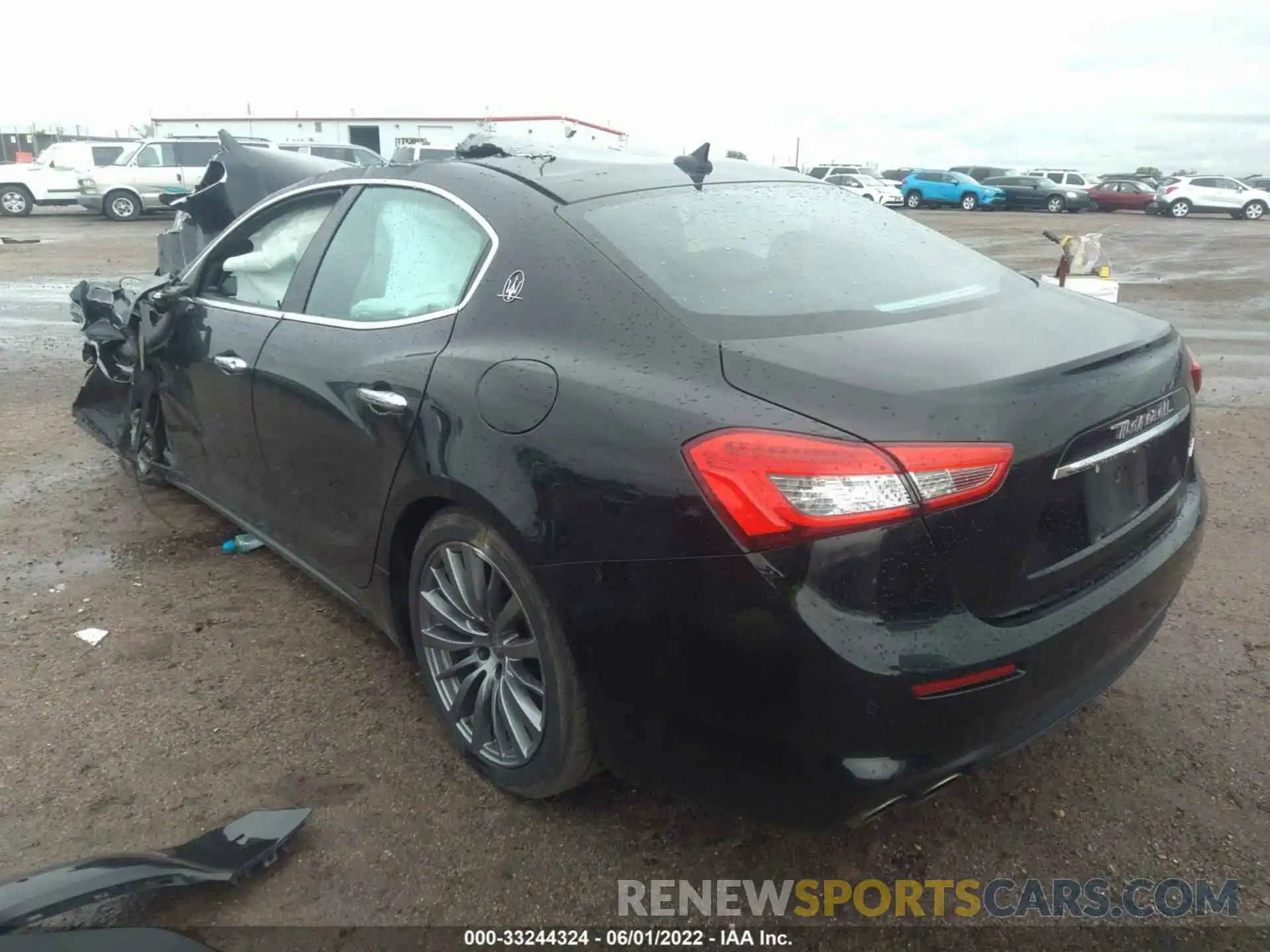 3 Фотография поврежденного автомобиля ZAM57XSA8L1345030 MASERATI GHIBLI 2020