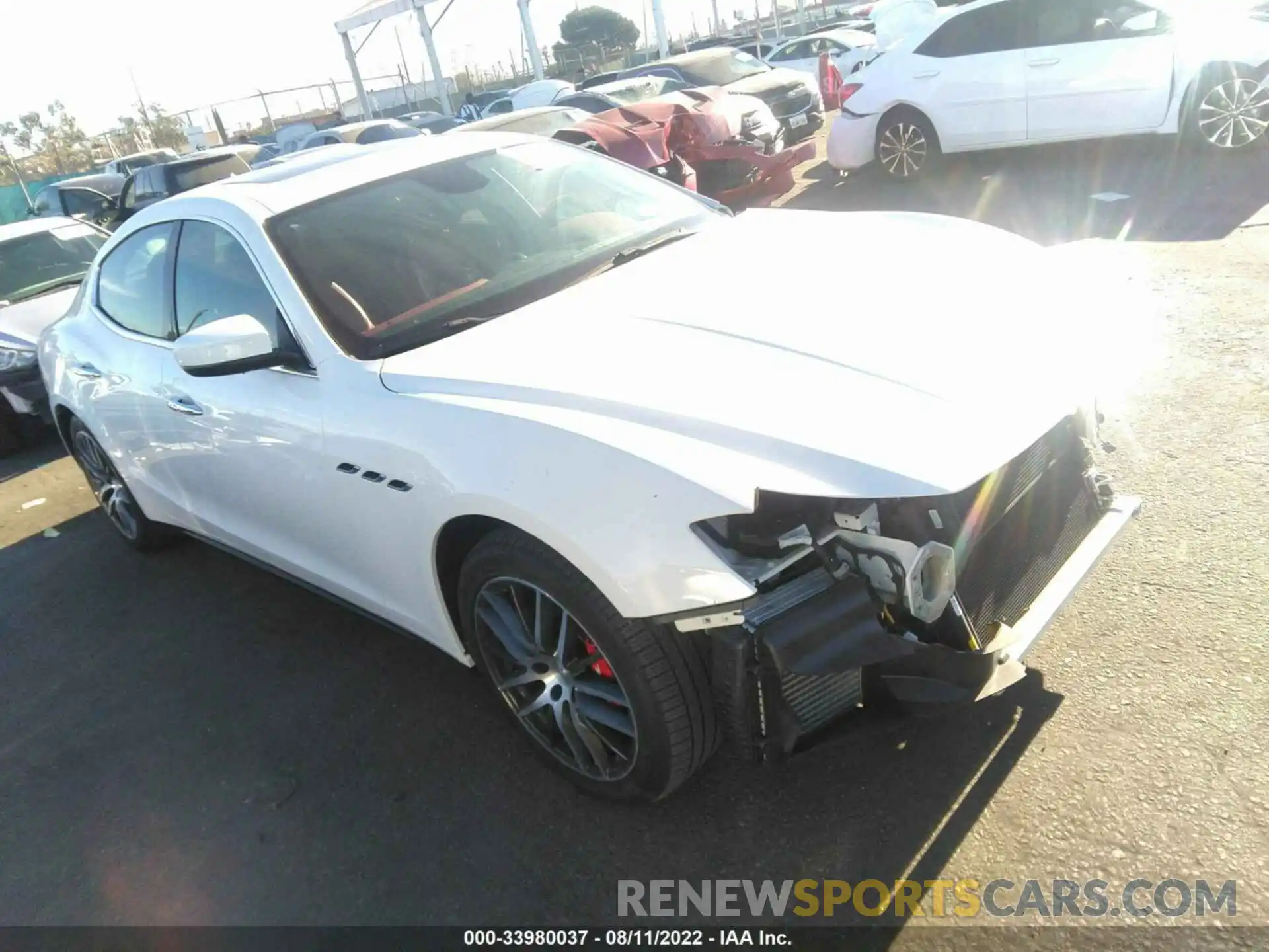 1 Photograph of a damaged car ZAM57XSA8L1351443 MASERATI GHIBLI 2020