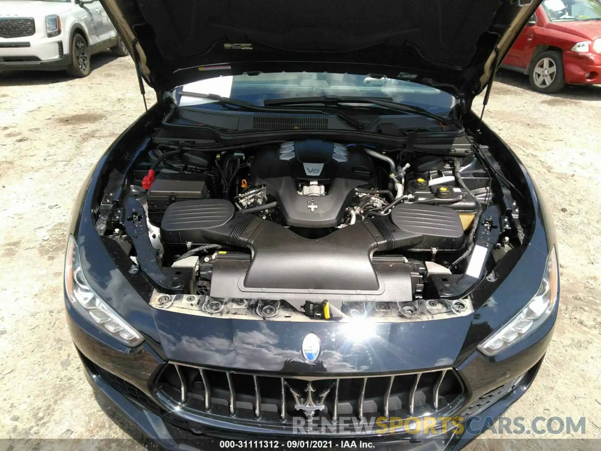 10 Фотография поврежденного автомобиля ZAM57XSA9L1345084 MASERATI GHIBLI 2020