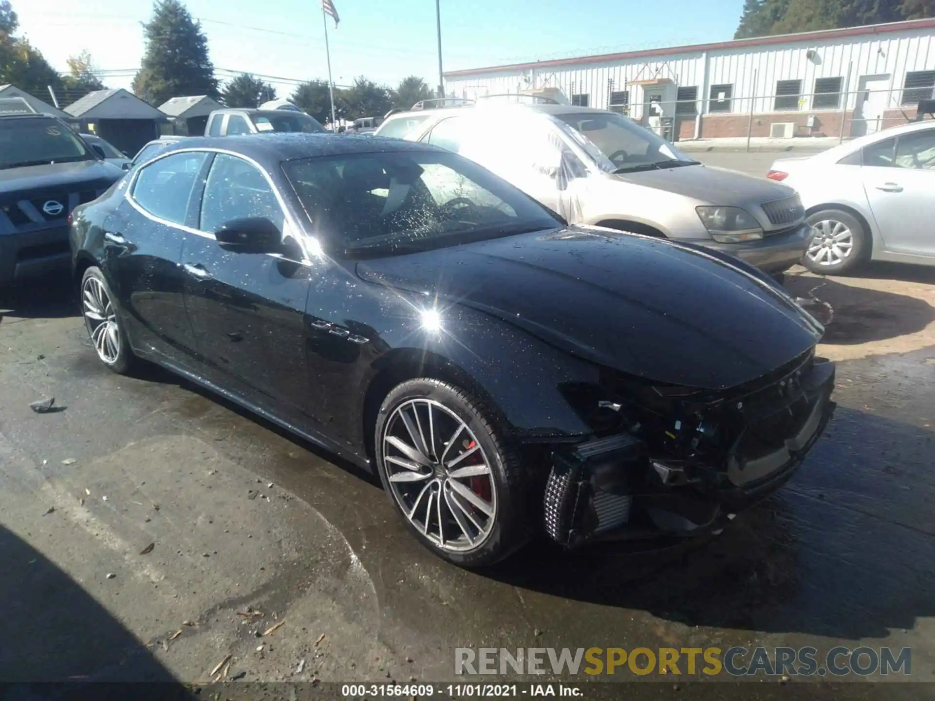 1 Photograph of a damaged car ZAM57XSAXL1353582 MASERATI GHIBLI 2020