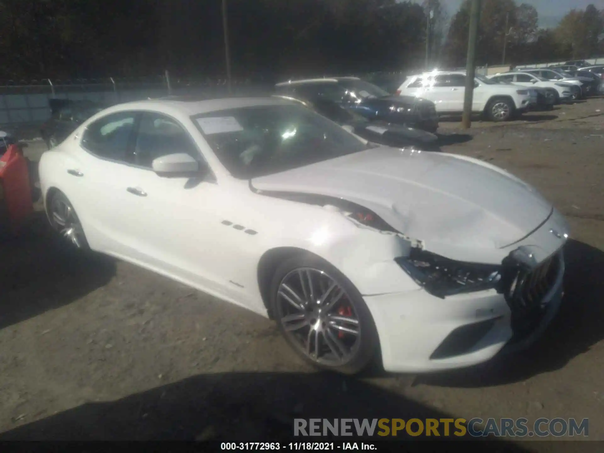 1 Photograph of a damaged car ZAM57XSS1L1355178 MASERATI GHIBLI 2020