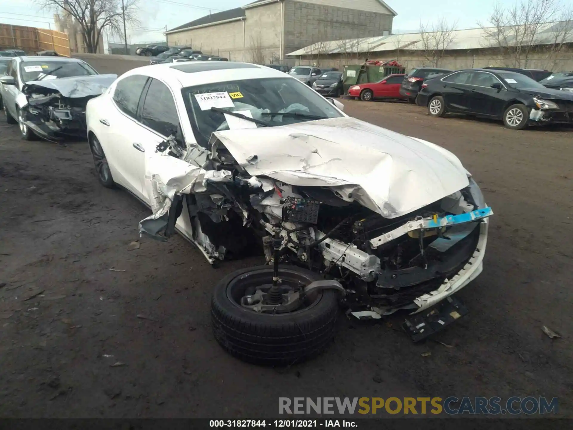 1 Photograph of a damaged car ZAM57YTA4L1344297 MASERATI GHIBLI 2020