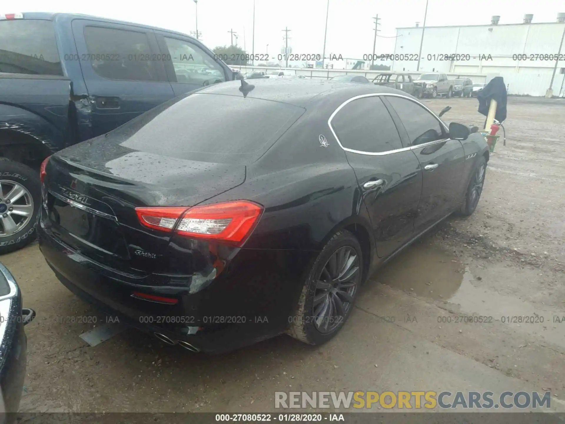 4 Photograph of a damaged car ZAM57YTA4L1344350 MASERATI GHIBLI 2020