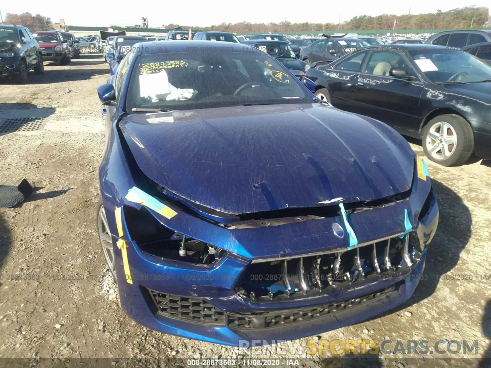 6 Photograph of a damaged car ZAM57YTA4L1351217 MASERATI GHIBLI 2020