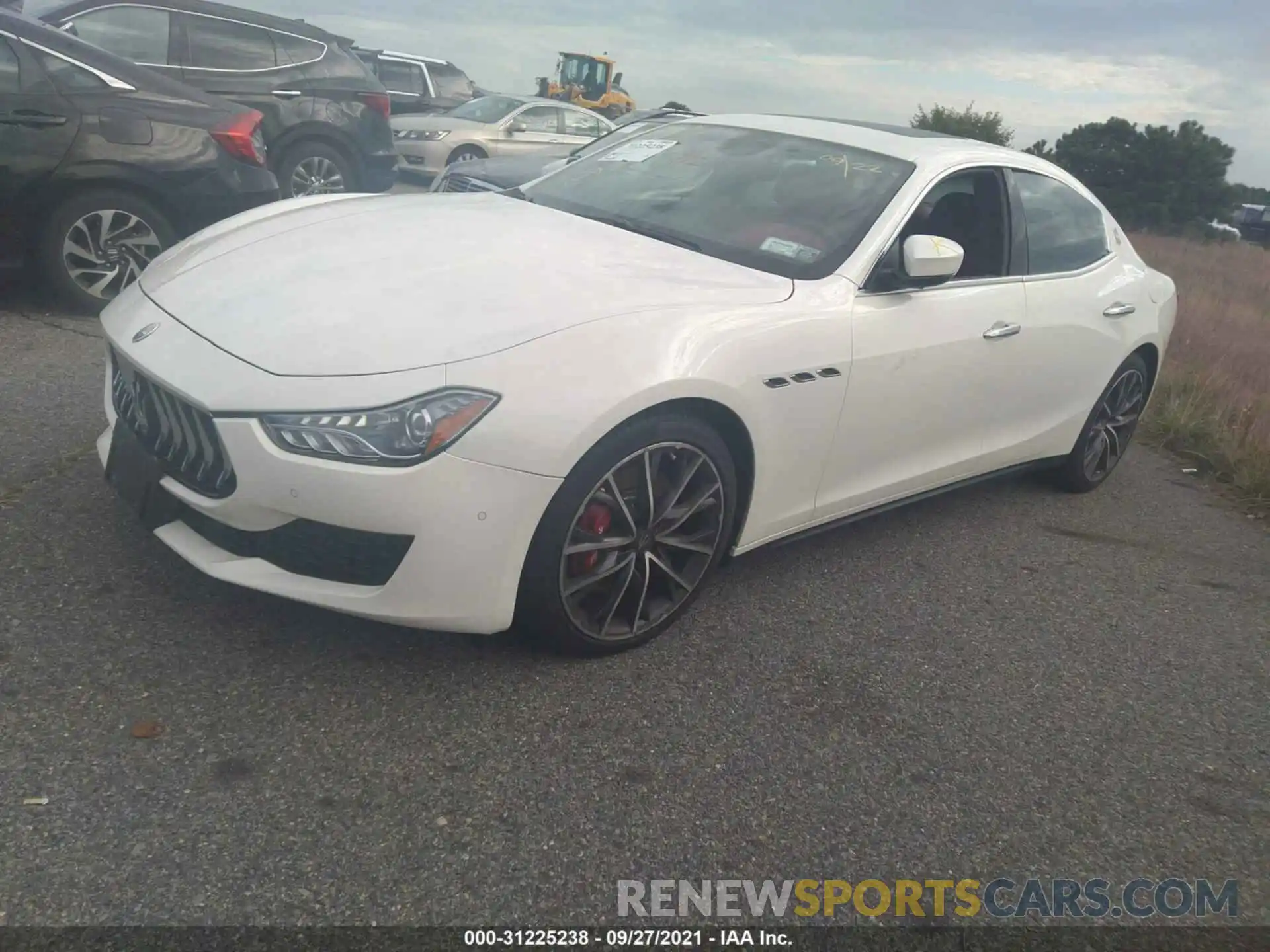 2 Photograph of a damaged car ZAM57YTA6L1351820 MASERATI GHIBLI 2020