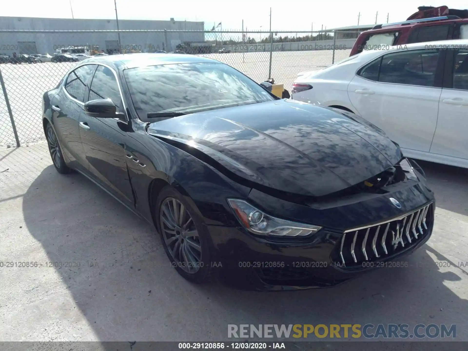 1 Photograph of a damaged car ZAM57YTA8L1344349 MASERATI GHIBLI 2020