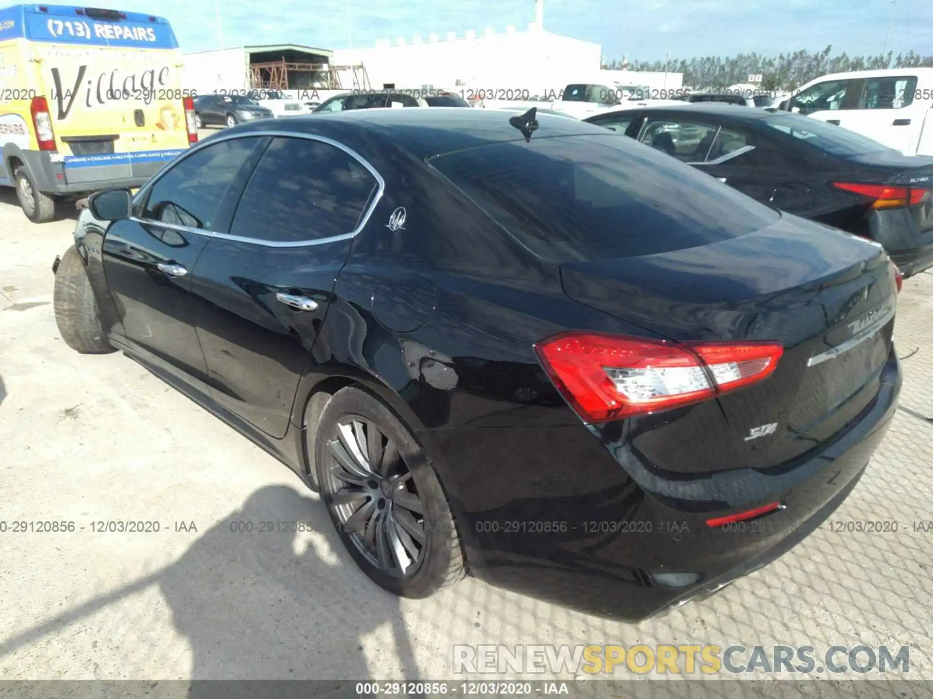 3 Фотография поврежденного автомобиля ZAM57YTA8L1344349 MASERATI GHIBLI 2020