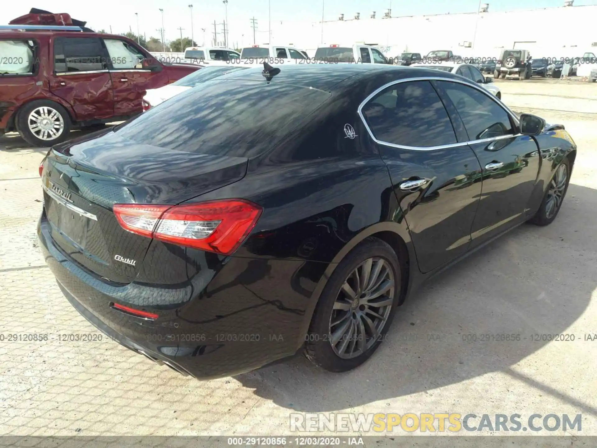 4 Фотография поврежденного автомобиля ZAM57YTA8L1344349 MASERATI GHIBLI 2020