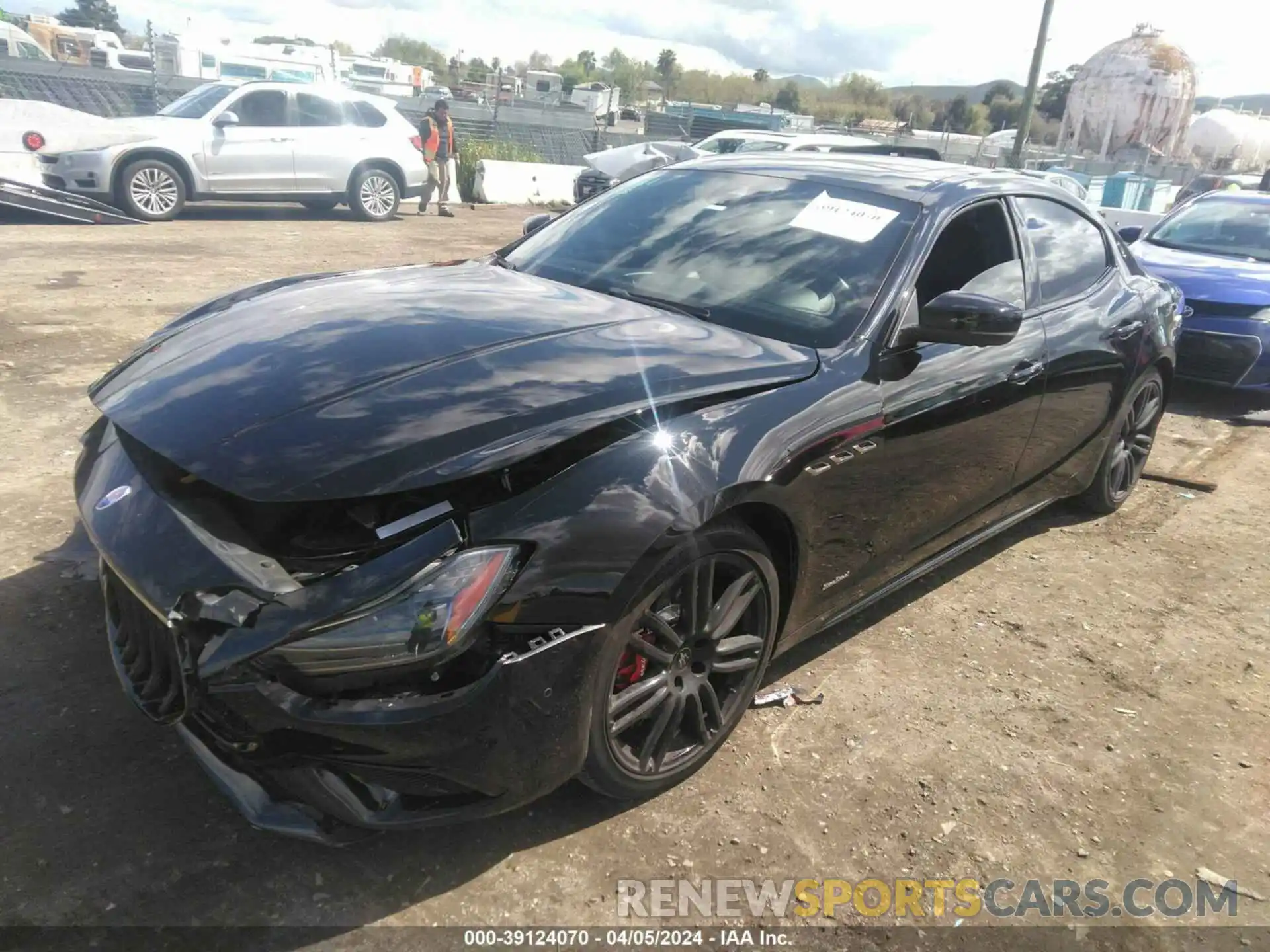 2 Photograph of a damaged car ZAM57YSS6M1362912 MASERATI GHIBLI 2021