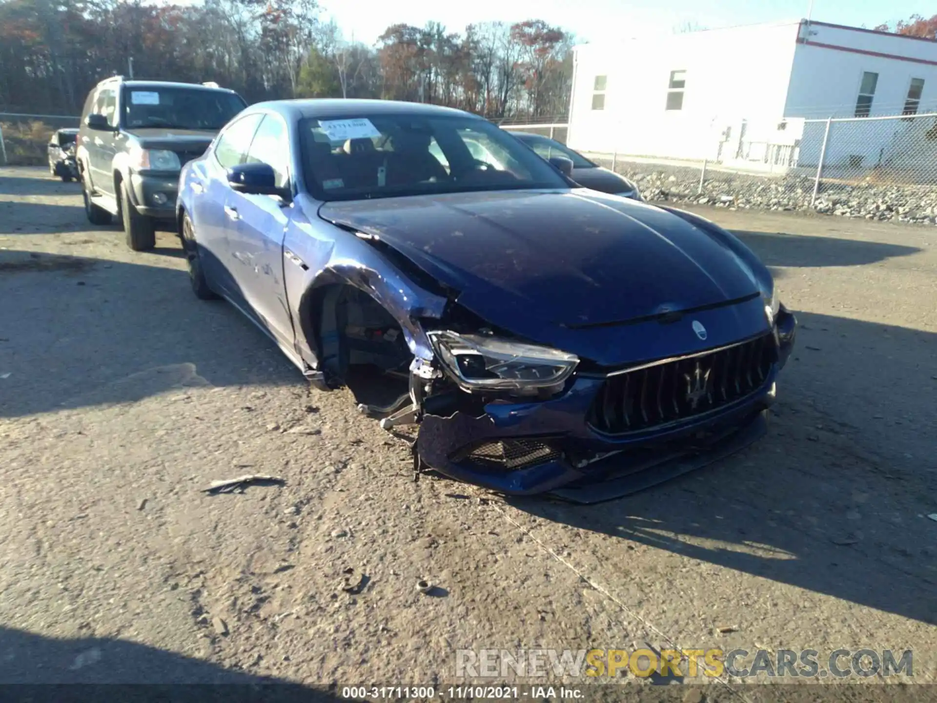 6 Photograph of a damaged car ZAM57YTS1M1368390 MASERATI GHIBLI 2021