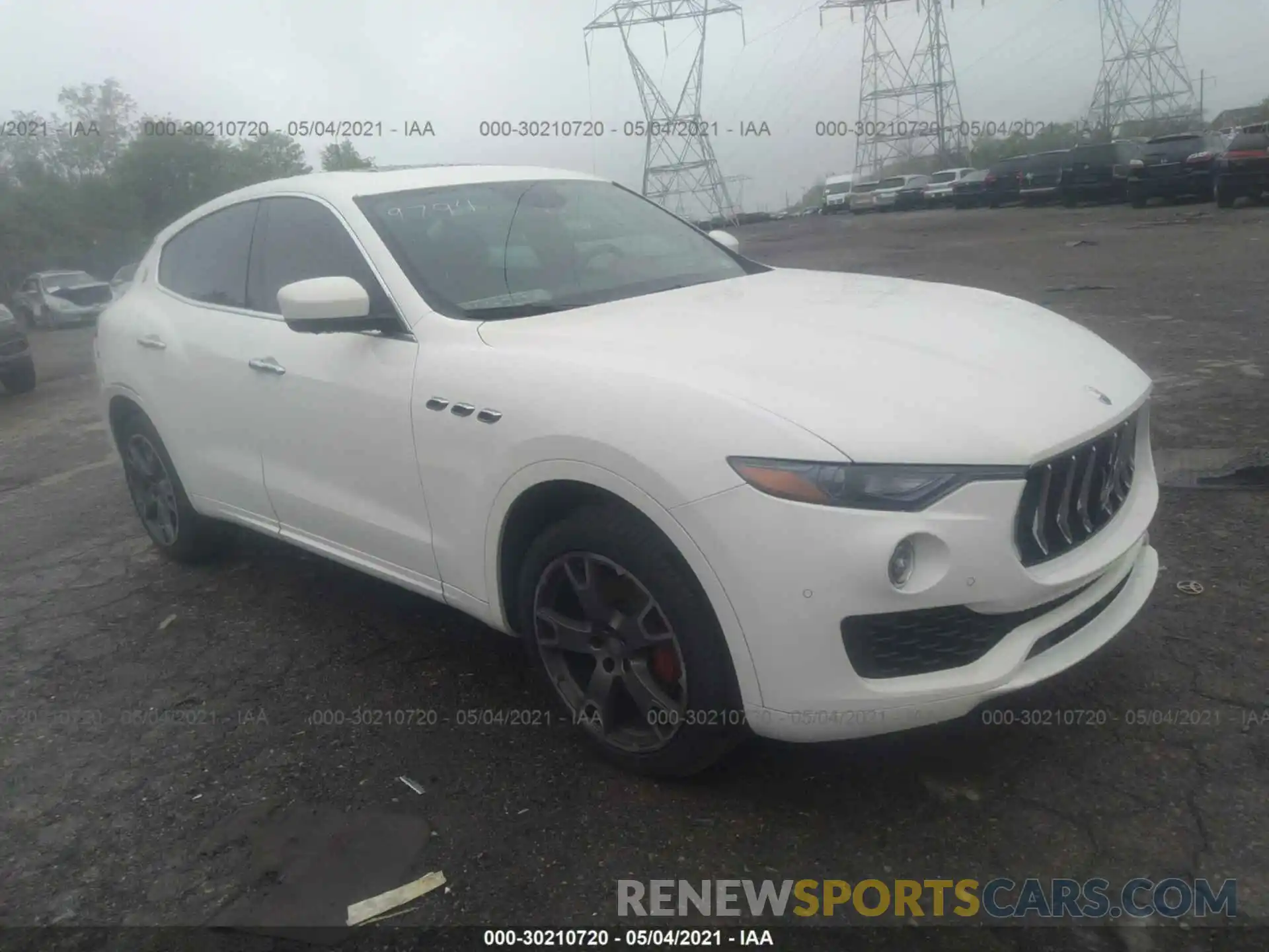 1 Photograph of a damaged car ZN661XUA4KX313032 MASERATI LEVANTE 2019