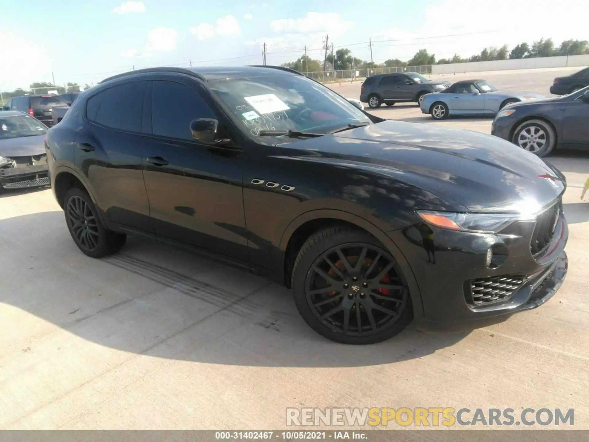 1 Photograph of a damaged car ZN661XUA4KX329473 MASERATI LEVANTE 2019