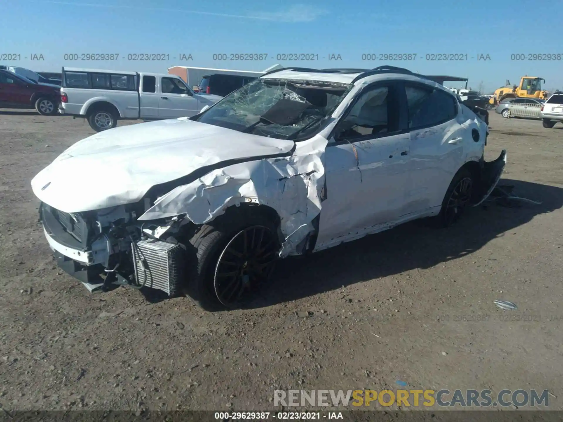 2 Photograph of a damaged car ZN661XUA4KX335144 MASERATI LEVANTE 2019