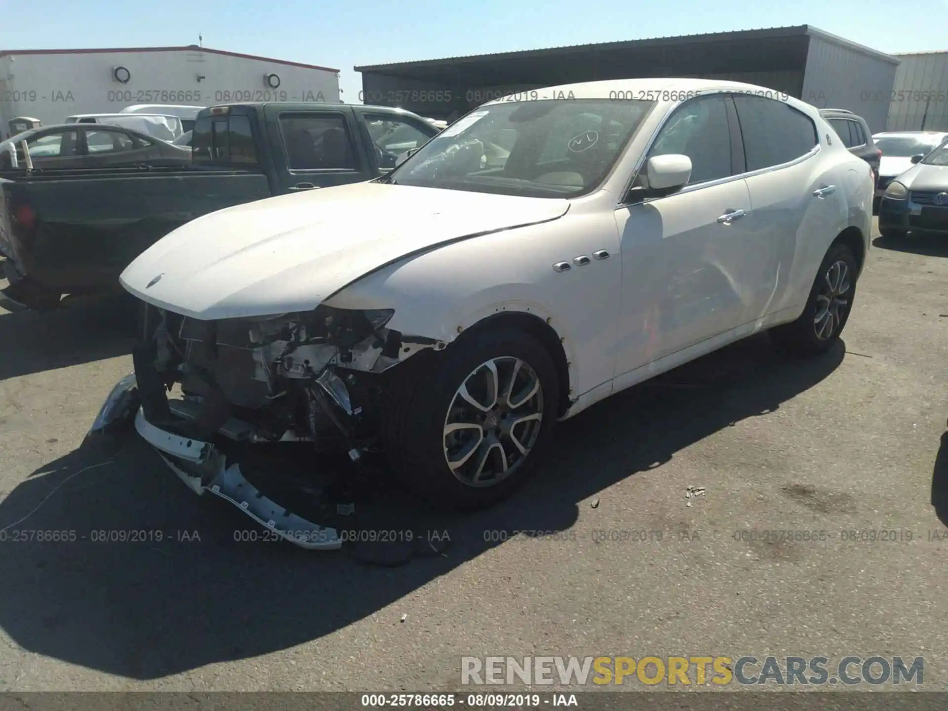 2 Photograph of a damaged car ZN661XUA5KX320572 MASERATI LEVANTE 2019