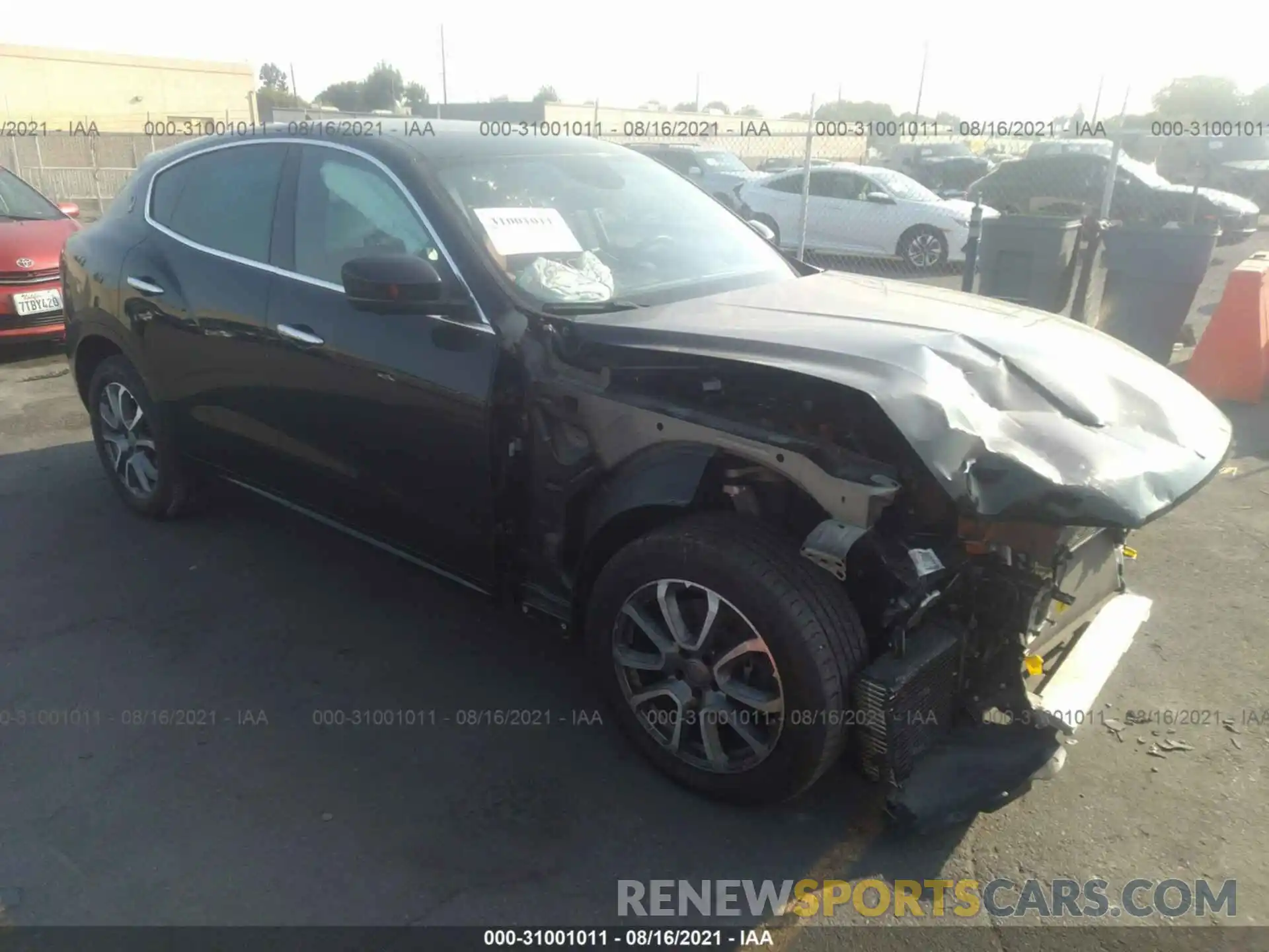 1 Photograph of a damaged car ZN661XUA7KX310500 MASERATI LEVANTE 2019