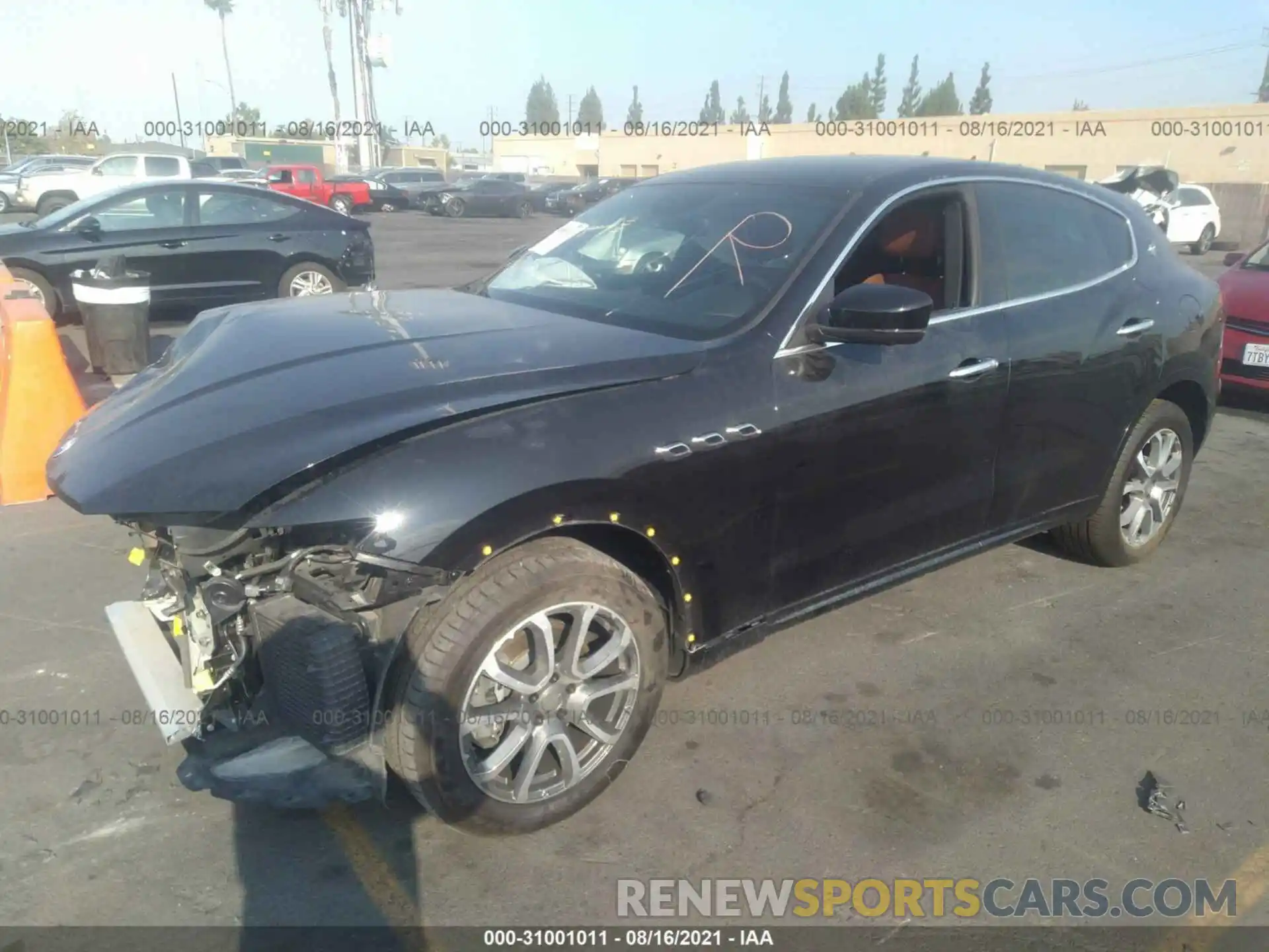 2 Photograph of a damaged car ZN661XUA7KX310500 MASERATI LEVANTE 2019