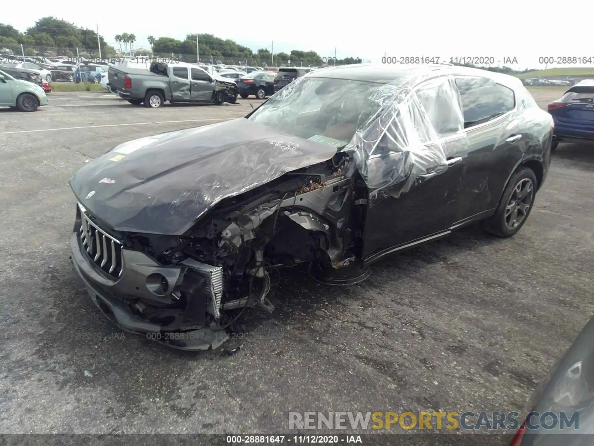 2 Photograph of a damaged car ZN661XUA7KX338233 MASERATI LEVANTE 2019