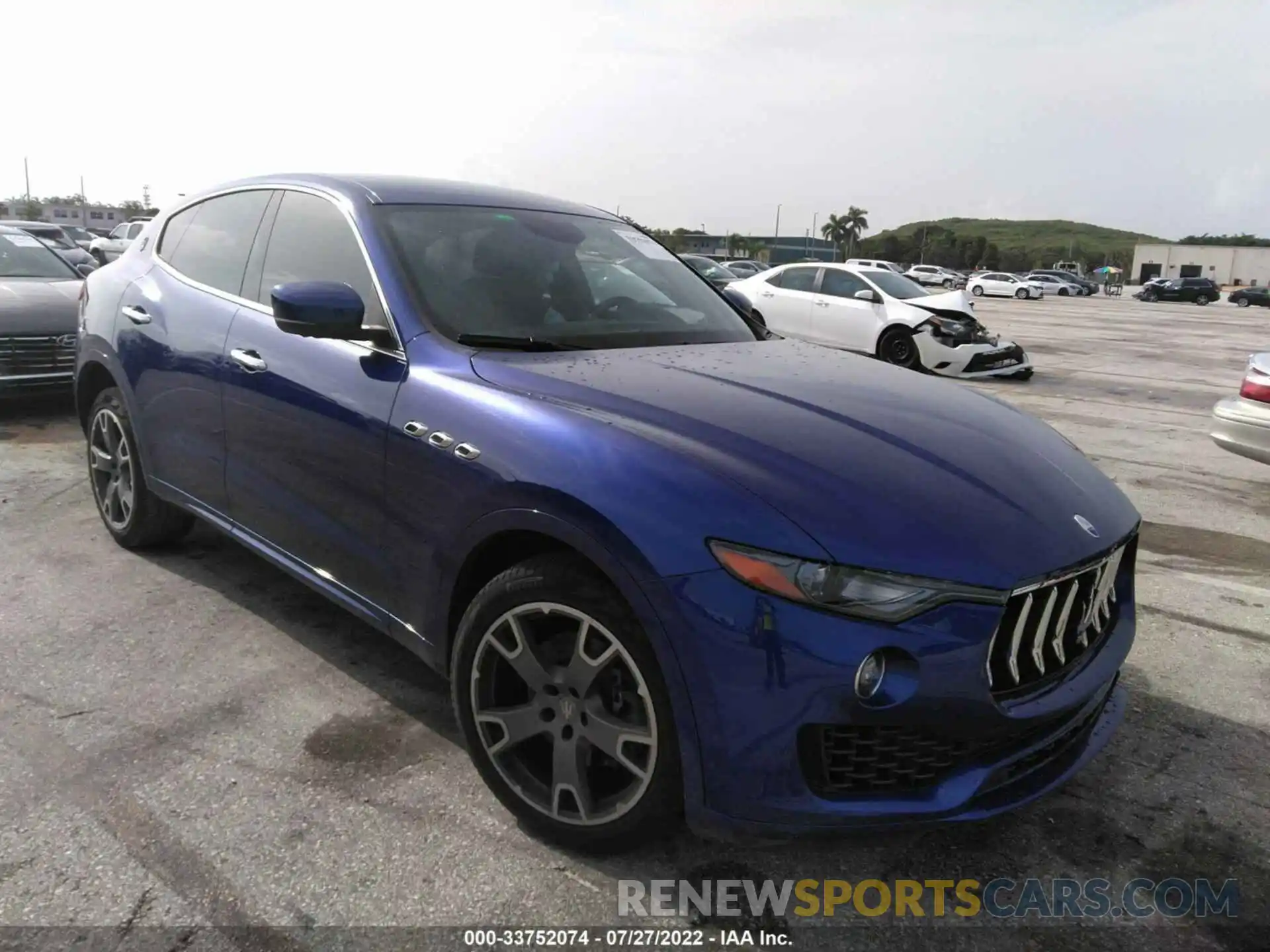 1 Photograph of a damaged car ZN661XUA8KX316273 MASERATI LEVANTE 2019