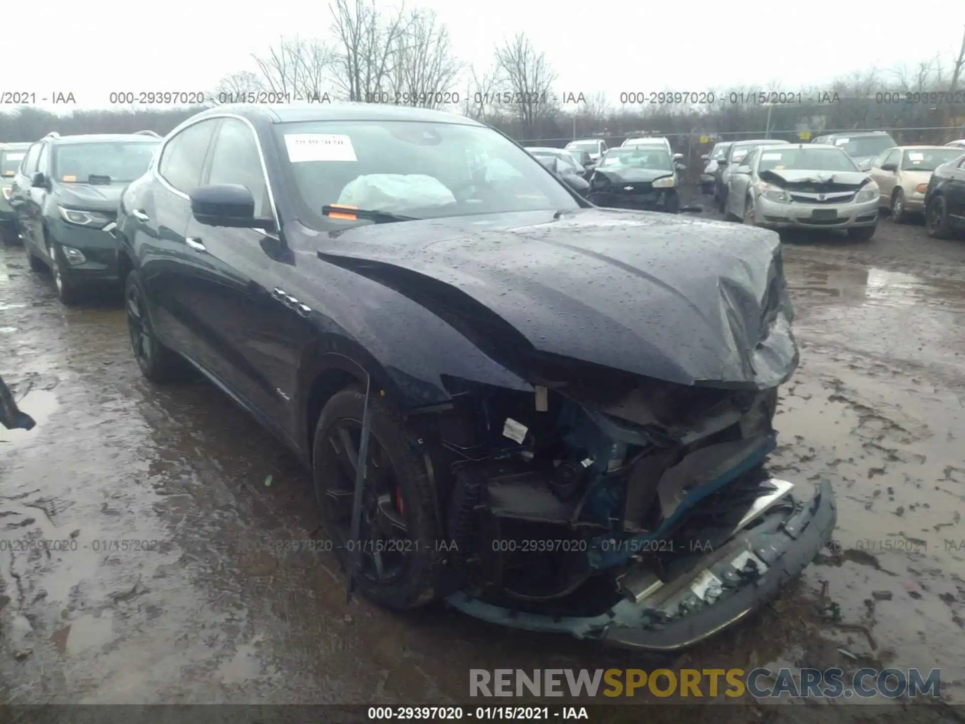 1 Photograph of a damaged car ZN661XUS1KX319833 MASERATI LEVANTE 2019