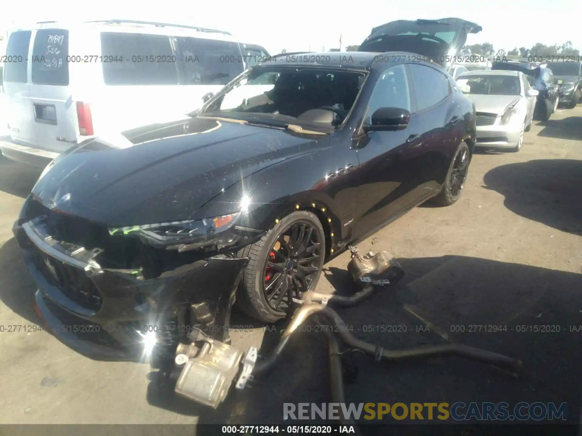 2 Photograph of a damaged car ZN661XUS5KX321391 MASERATI LEVANTE 2019