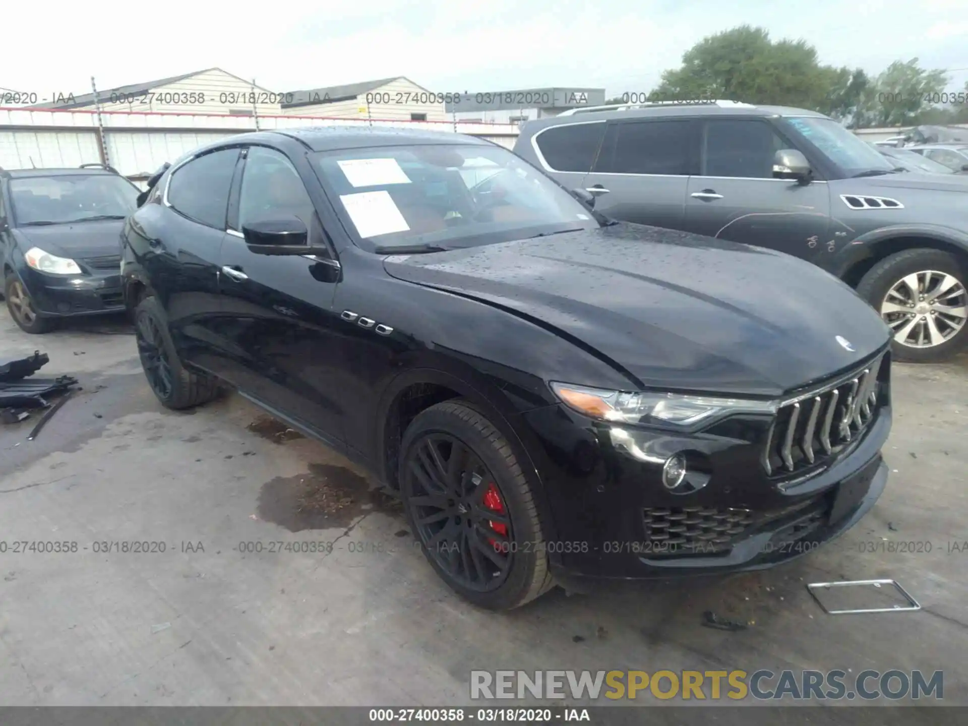 1 Photograph of a damaged car ZN661YUA2KX308272 MASERATI LEVANTE 2019