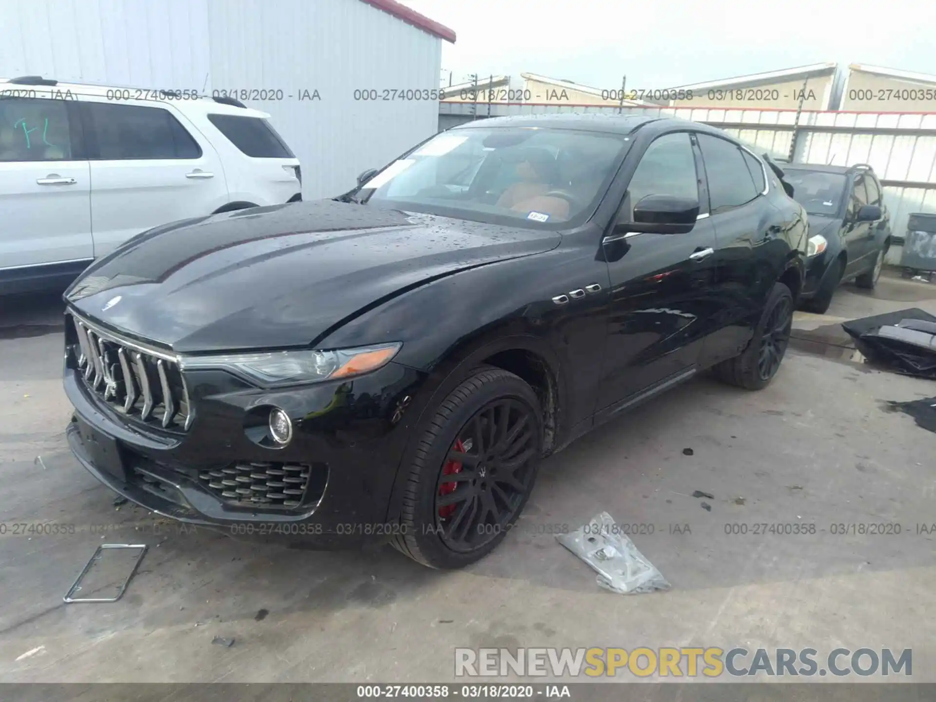 2 Photograph of a damaged car ZN661YUA2KX308272 MASERATI LEVANTE 2019