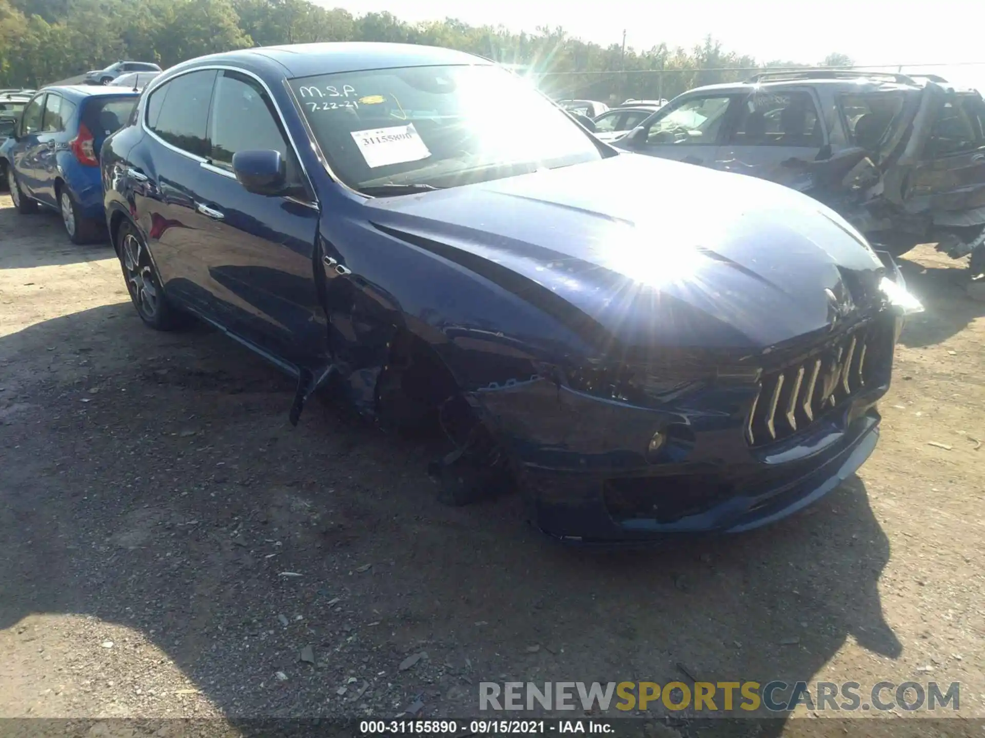 6 Photograph of a damaged car ZN661XUA6LX355140 MASERATI LEVANTE 2020