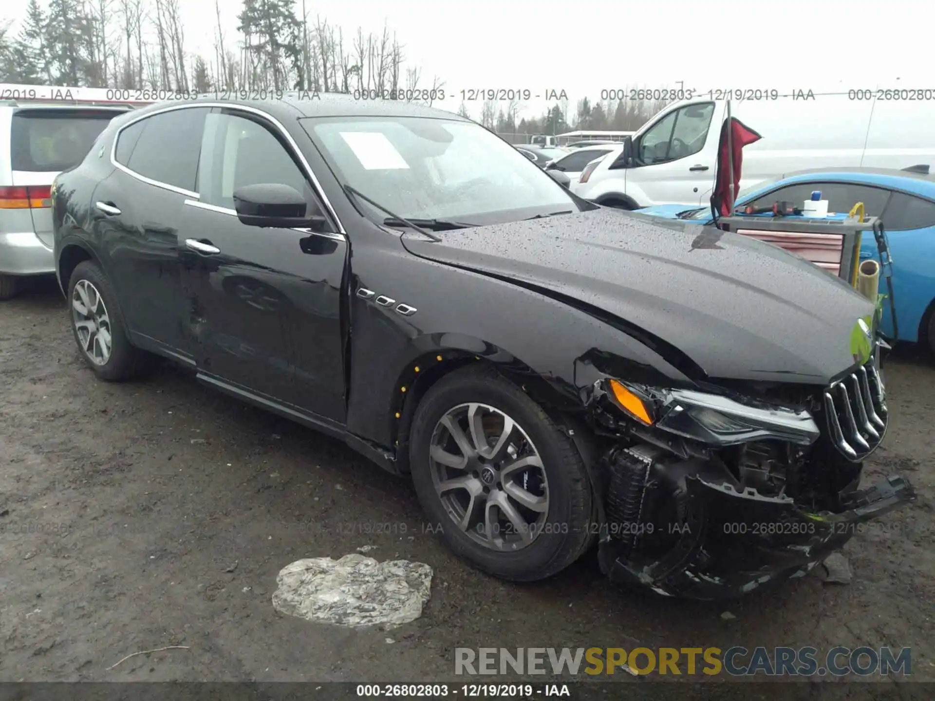 1 Photograph of a damaged car ZN661YUA0LX345130 MASERATI LEVANTE 2020