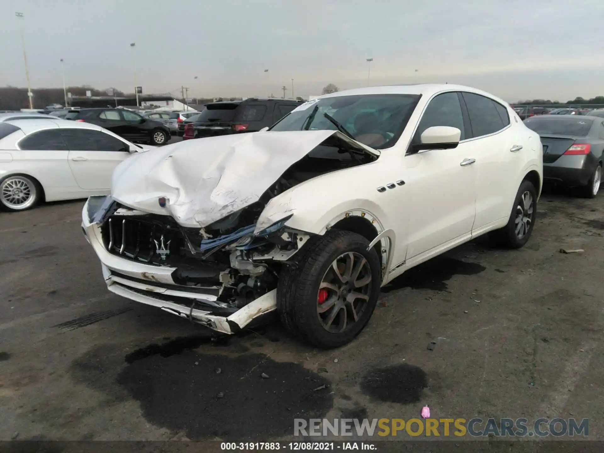 2 Photograph of a damaged car ZN661XUA5MX372044 MASERATI LEVANTE 2021