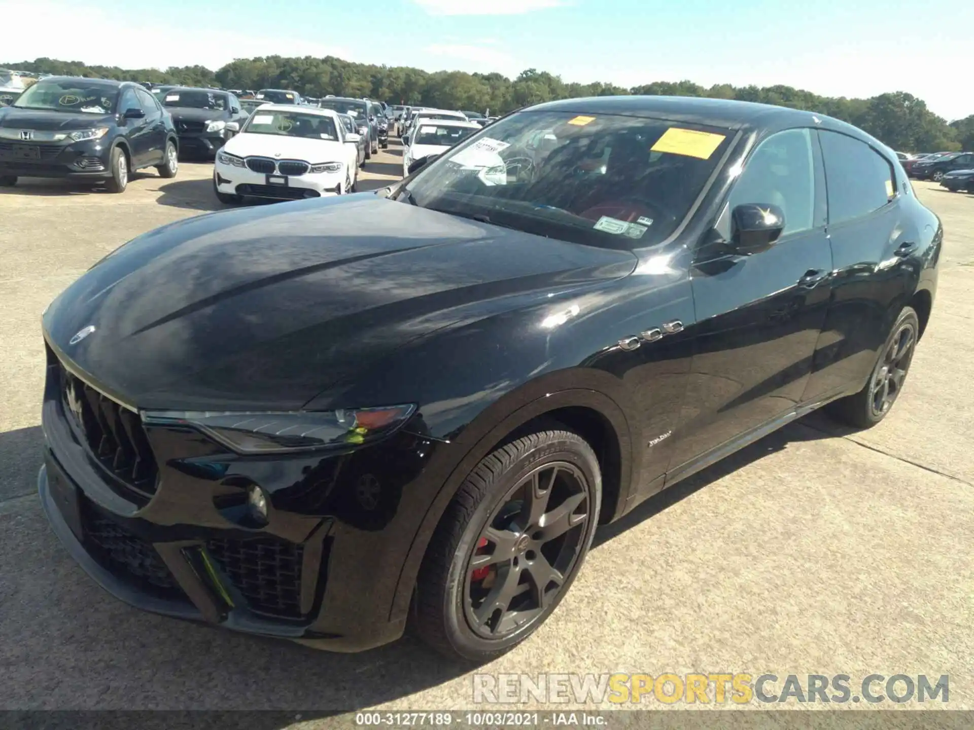 2 Photograph of a damaged car ZN661XUS7MX372314 MASERATI LEVANTE 2021