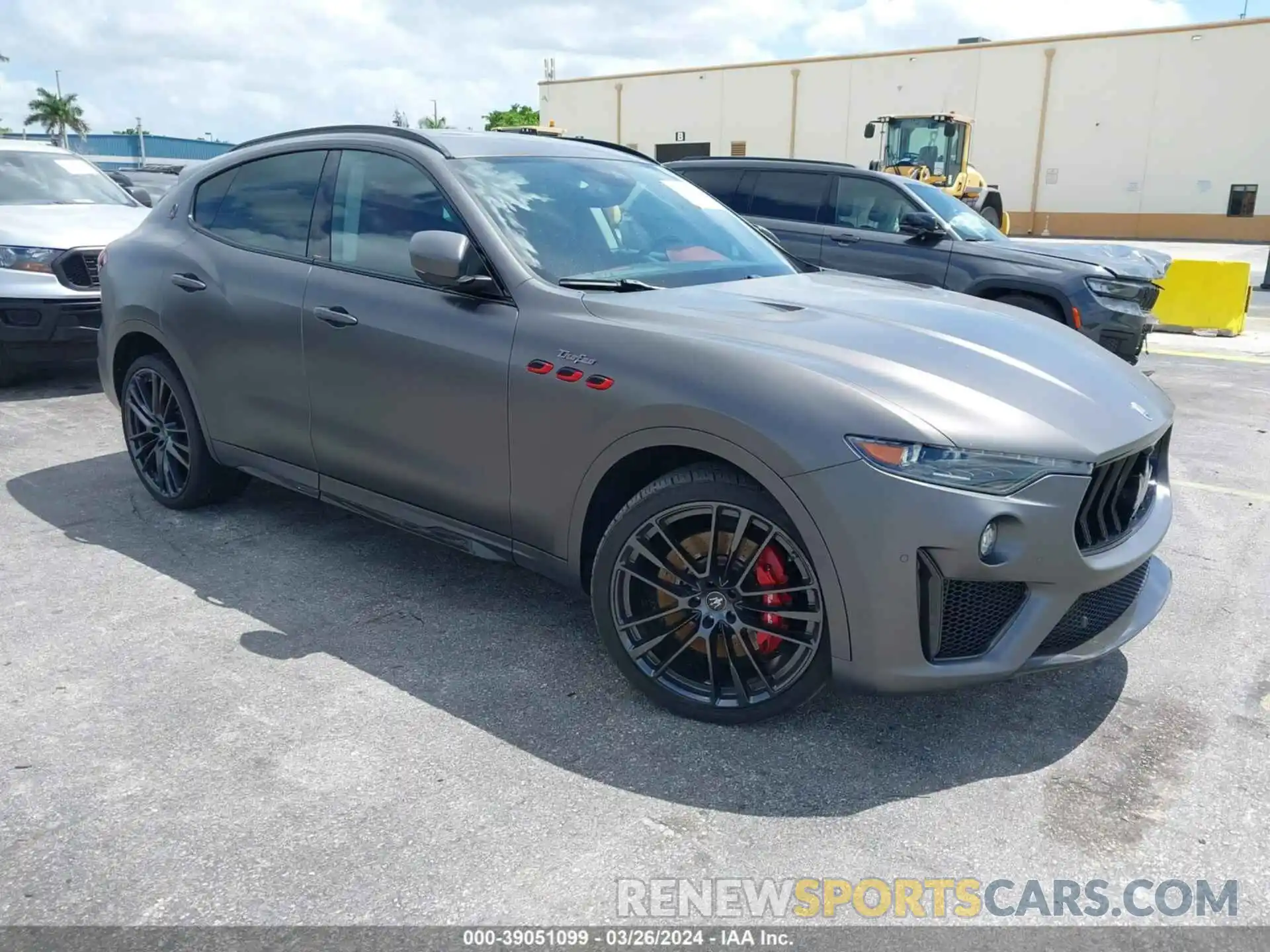 1 Photograph of a damaged car ZN661ZUAXMX375131 MASERATI LEVANTE 2021