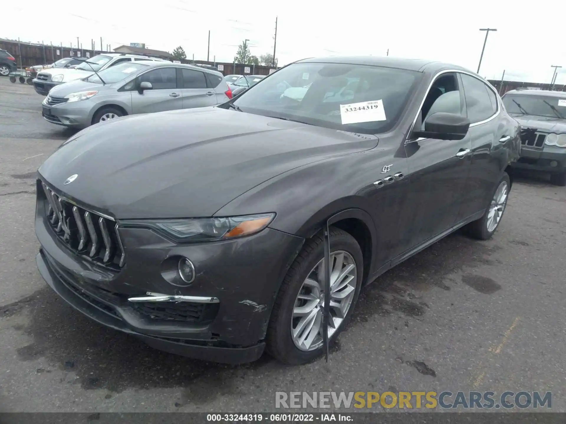 2 Photograph of a damaged car ZN661XUA2NX388705 MASERATI LEVANTE 2022