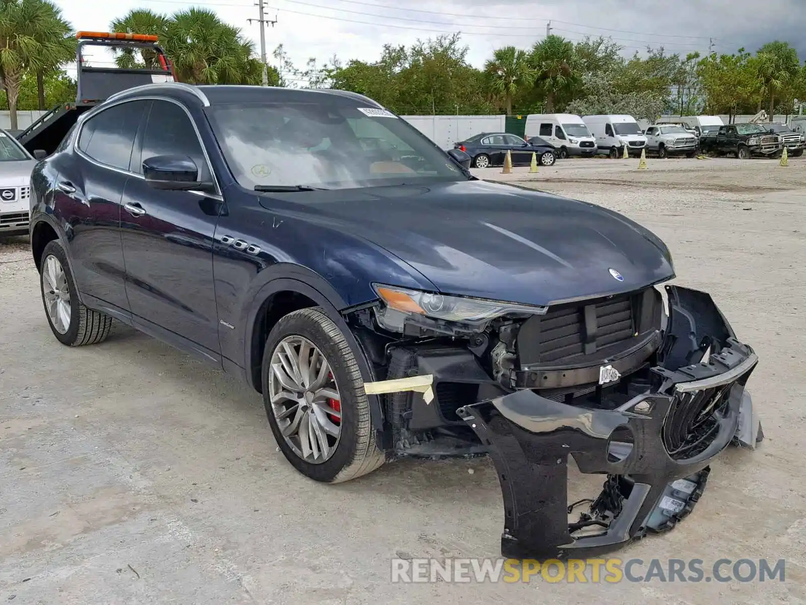 1 Photograph of a damaged car ZN661XUL1KX310638 MASERATI LEVANTE LU 2019