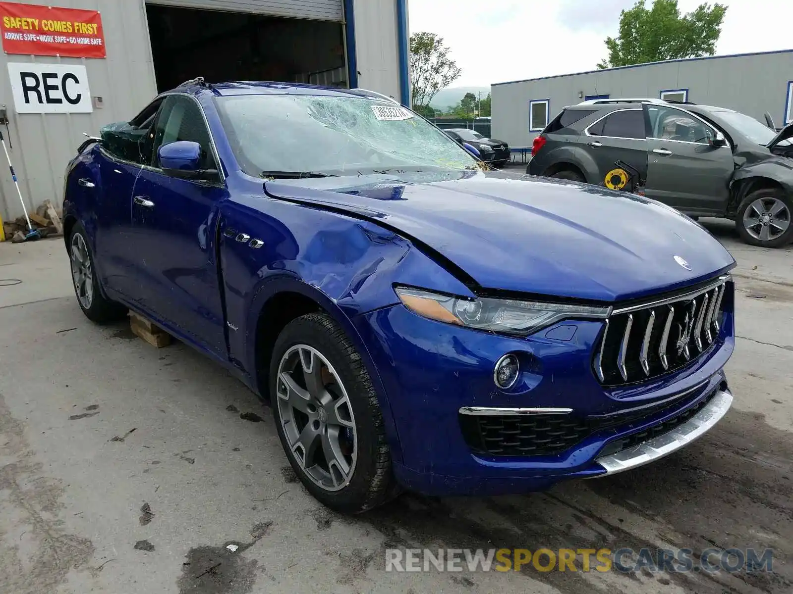 1 Photograph of a damaged car ZN661XULXKX314588 MASERATI LEVANTE LU 2019