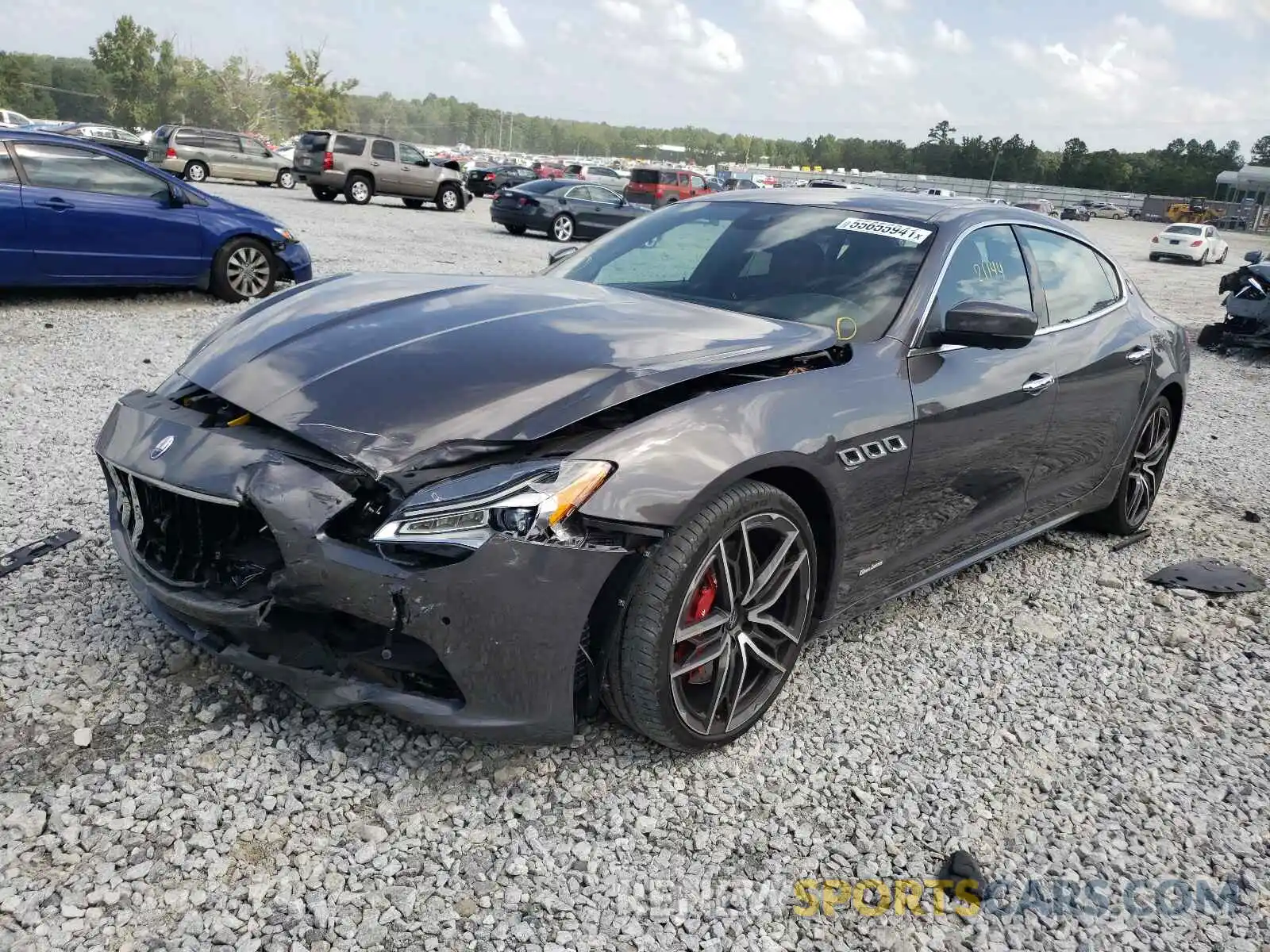 2 Photograph of a damaged car ZAM56PPL5K1314846 MASERATI QUATTROPOR 2019