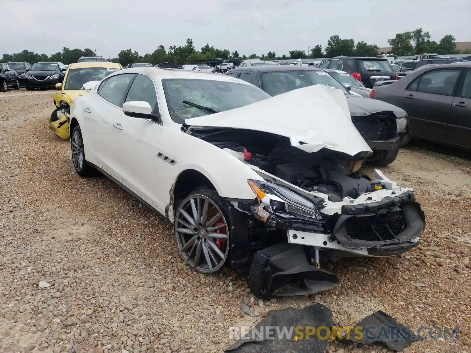 1 Photograph of a damaged car ZAM56YRA1K1308589 MASERATI QUATTROPOR 2019