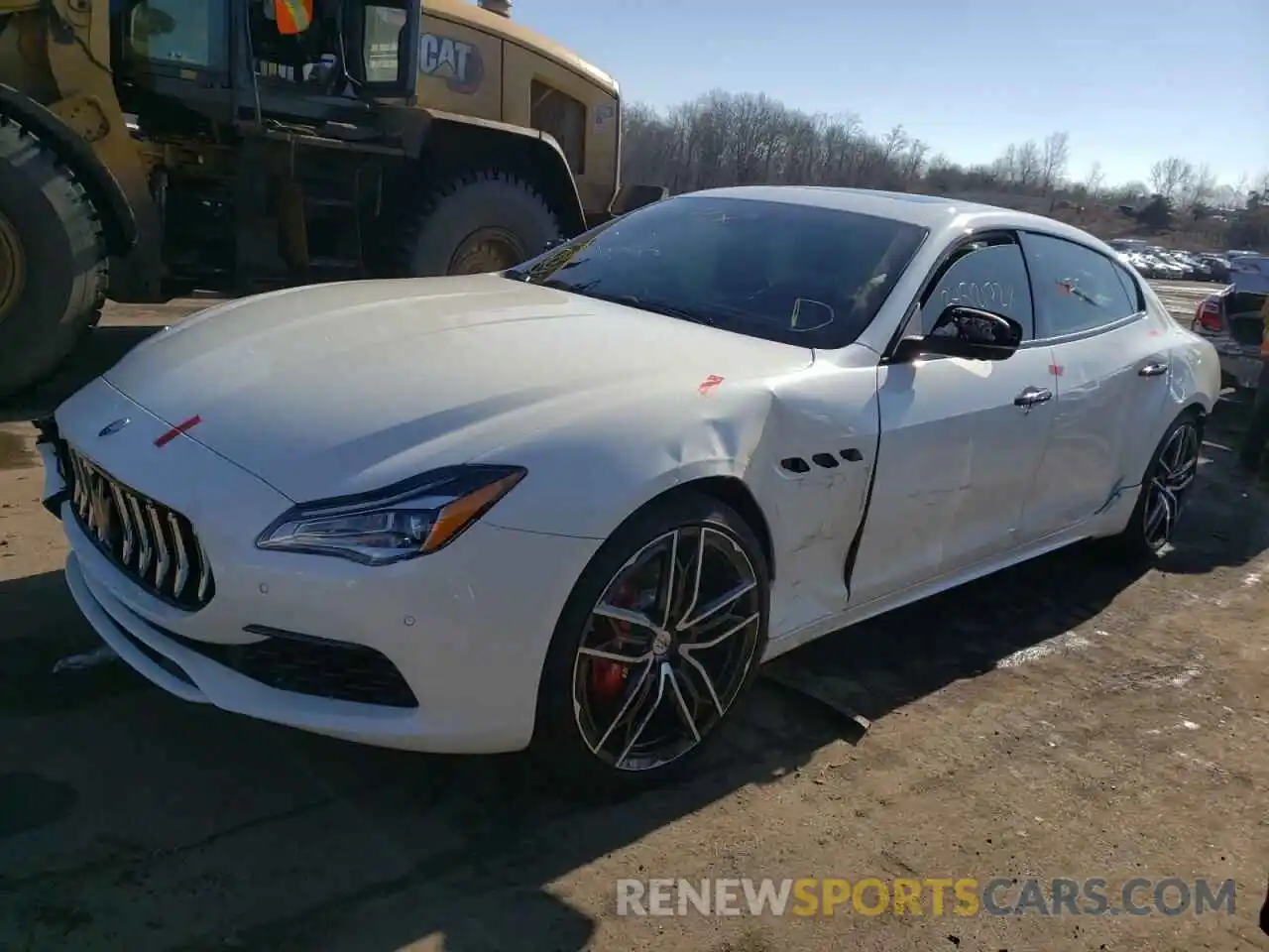 2 Photograph of a damaged car ZAM56YPL1M1377404 MASERATI QUATTROPOR 2021