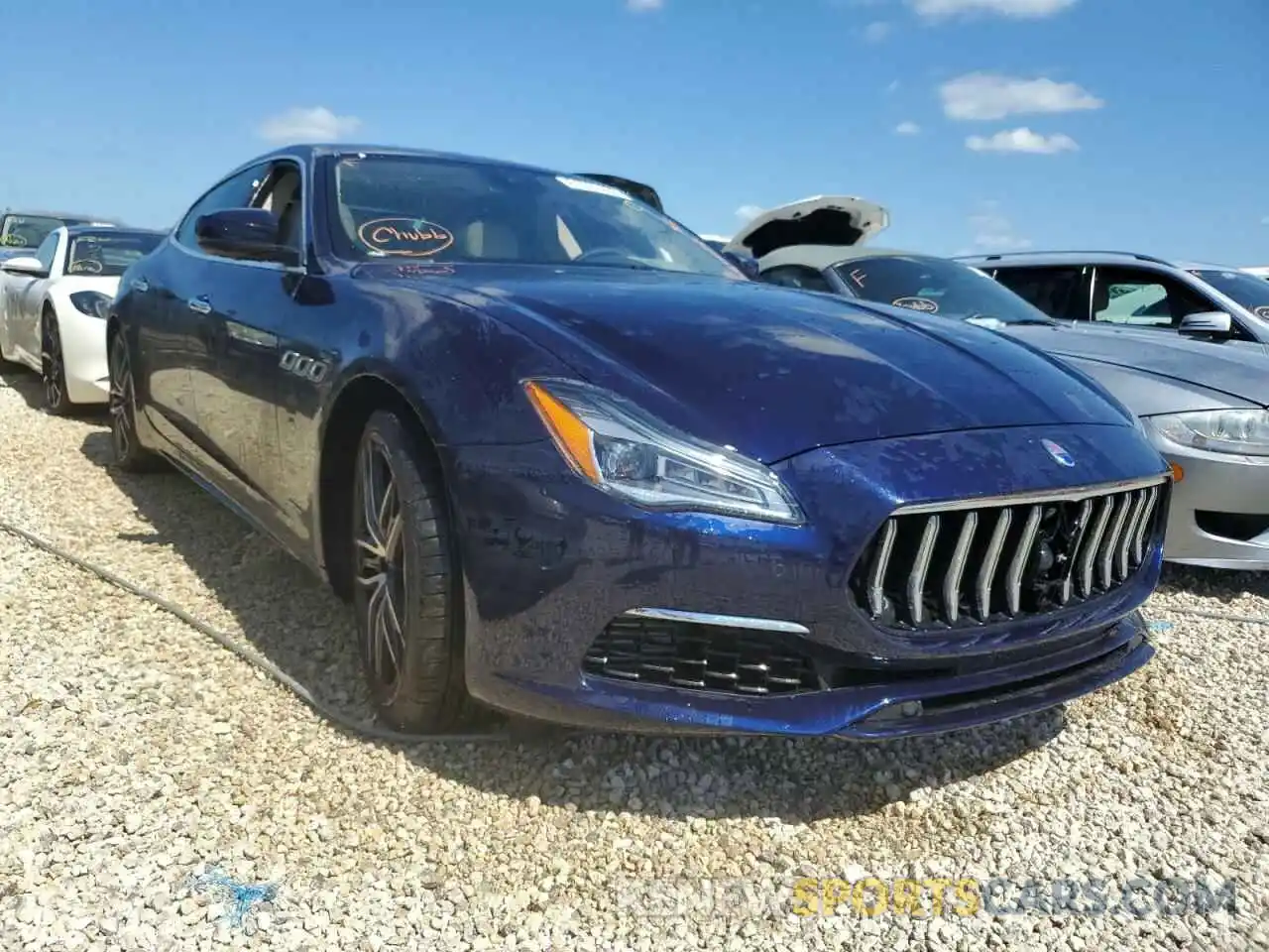 1 Photograph of a damaged car ZAM56YPL2M1376617 MASERATI QUATTROPOR 2021