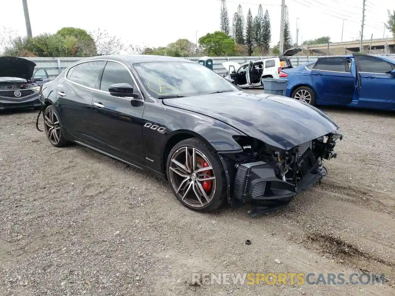 1 Photograph of a damaged car ZAM56YPL8M1370000 MASERATI QUATTROPOR 2021