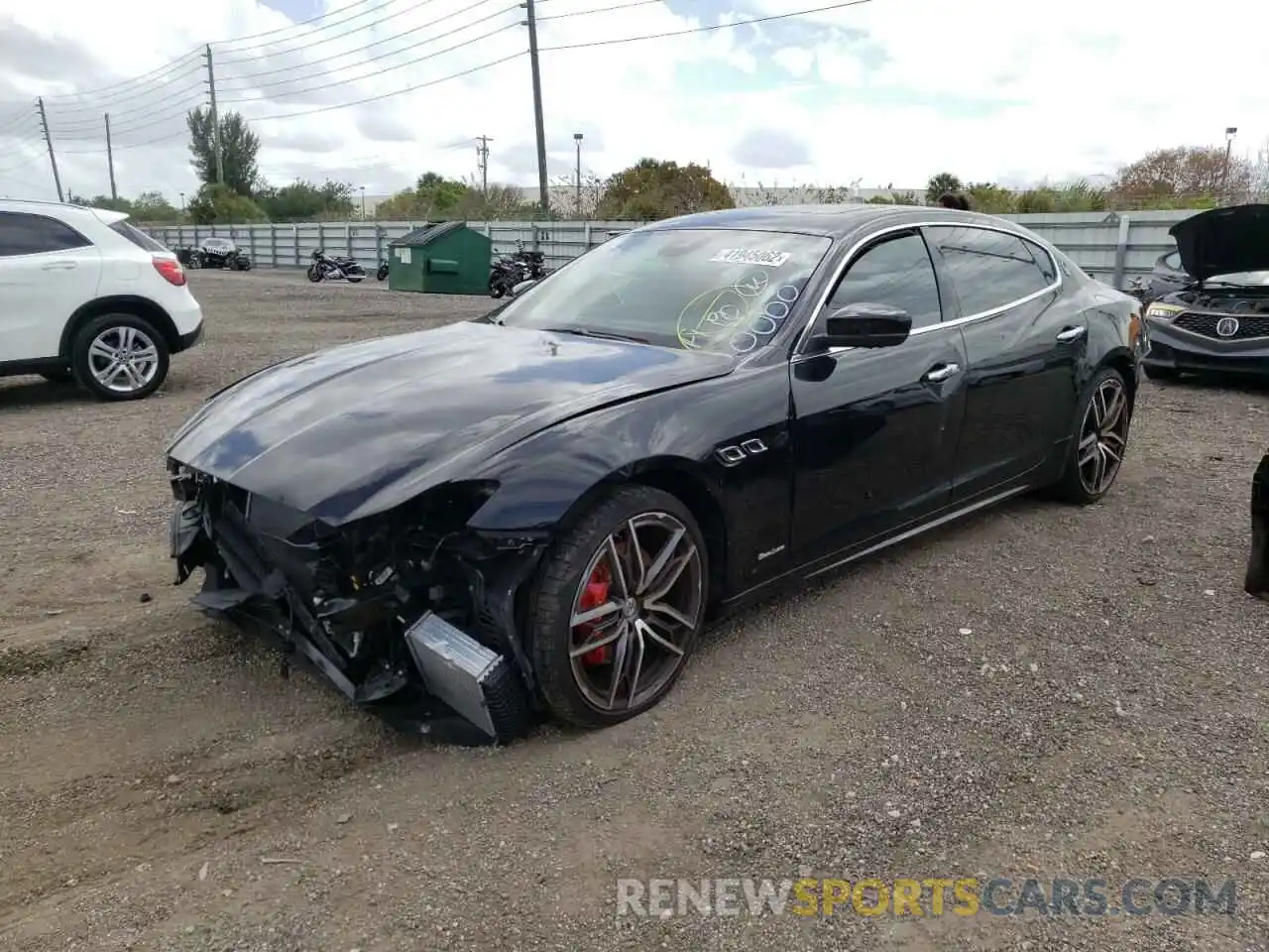 2 Photograph of a damaged car ZAM56YPL8M1370000 MASERATI QUATTROPOR 2021