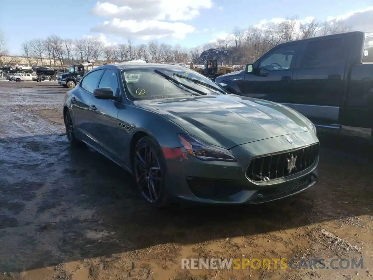 1 Photograph of a damaged car ZAM56YRS7M1359932 MASERATI QUATTROPOR 2021