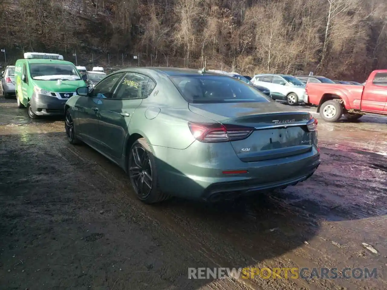 3 Photograph of a damaged car ZAM56YRS7M1359932 MASERATI QUATTROPOR 2021