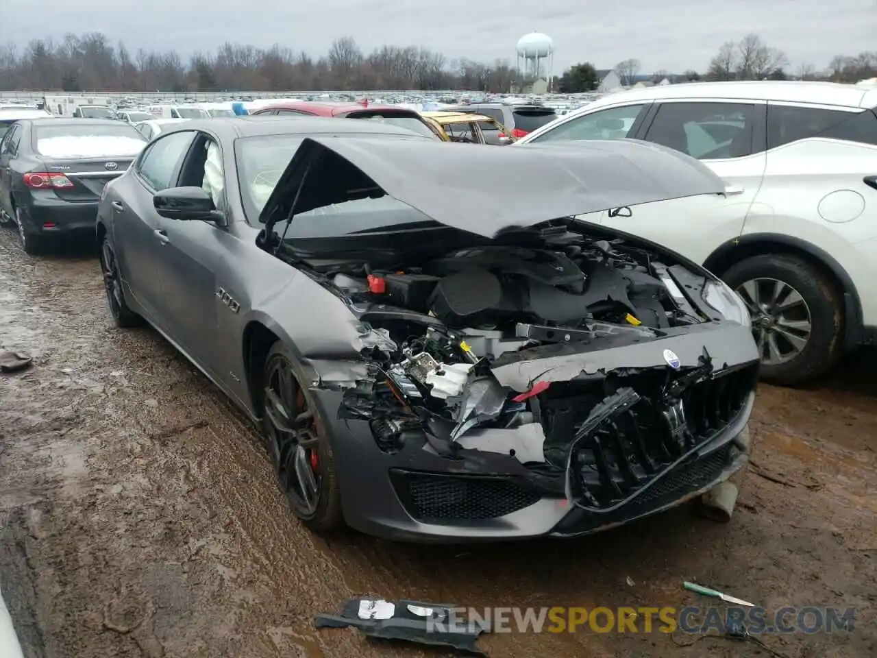 1 Photograph of a damaged car ZAM56YRSXM1375137 MASERATI QUATTROPOR 2021