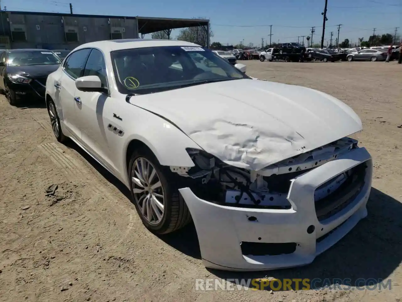 1 Photograph of a damaged car ZAM56YPM1N1388428 MASERATI QUATTROPOR 2022