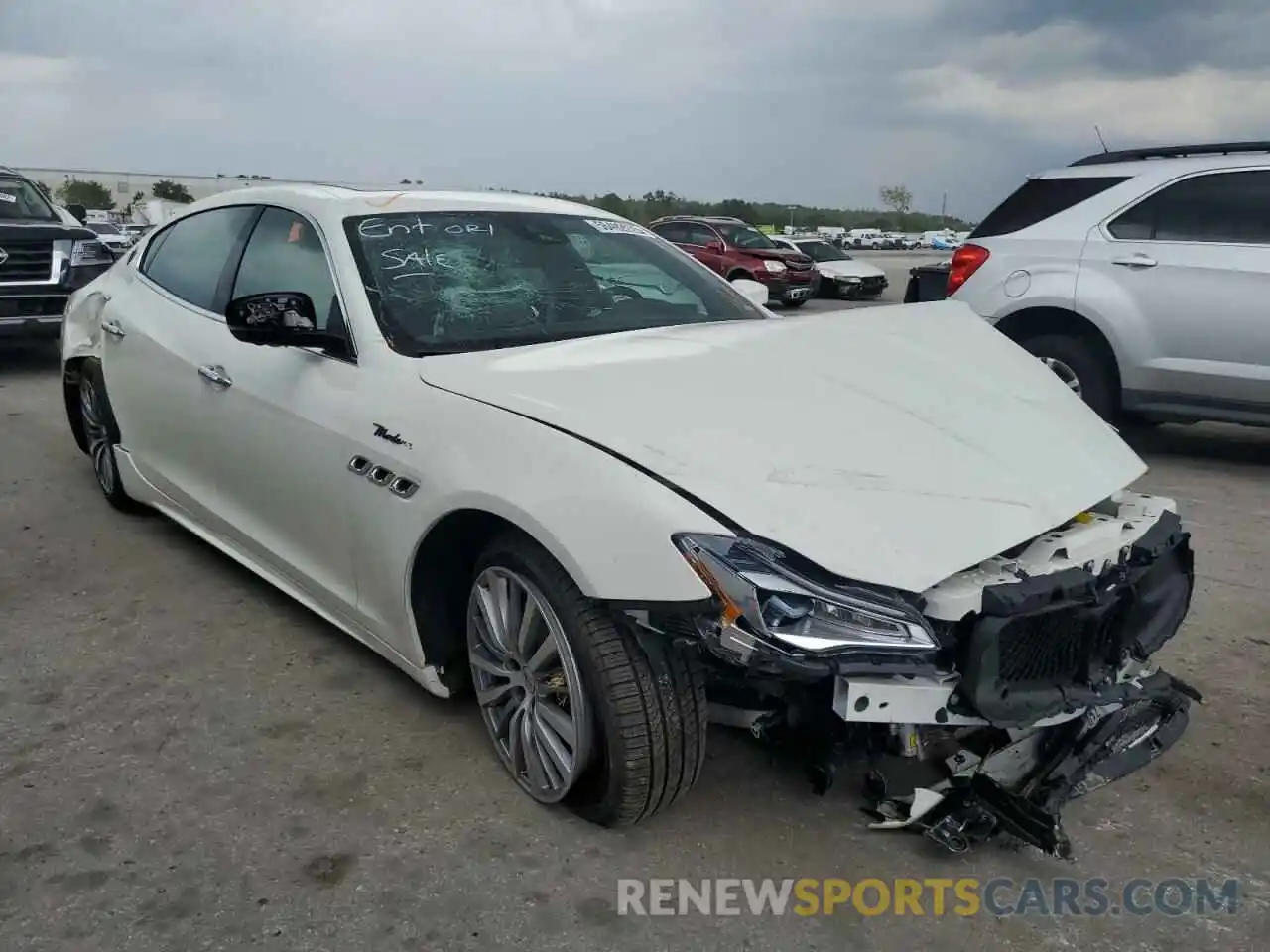 1 Photograph of a damaged car ZAM56YPM4N1388472 MASERATI QUATTROPOR 2022