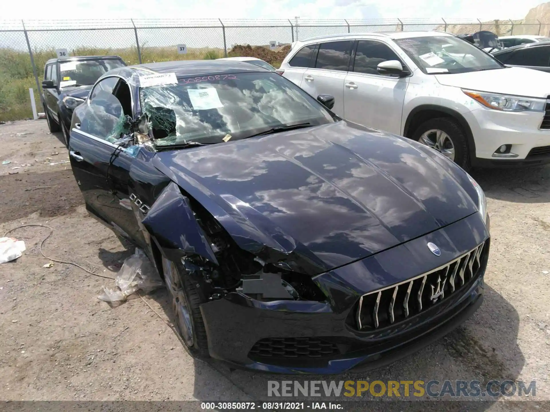 6 Photograph of a damaged car ZAM56YRA5K1310037 MASERATI QUATTROPORTE 2019