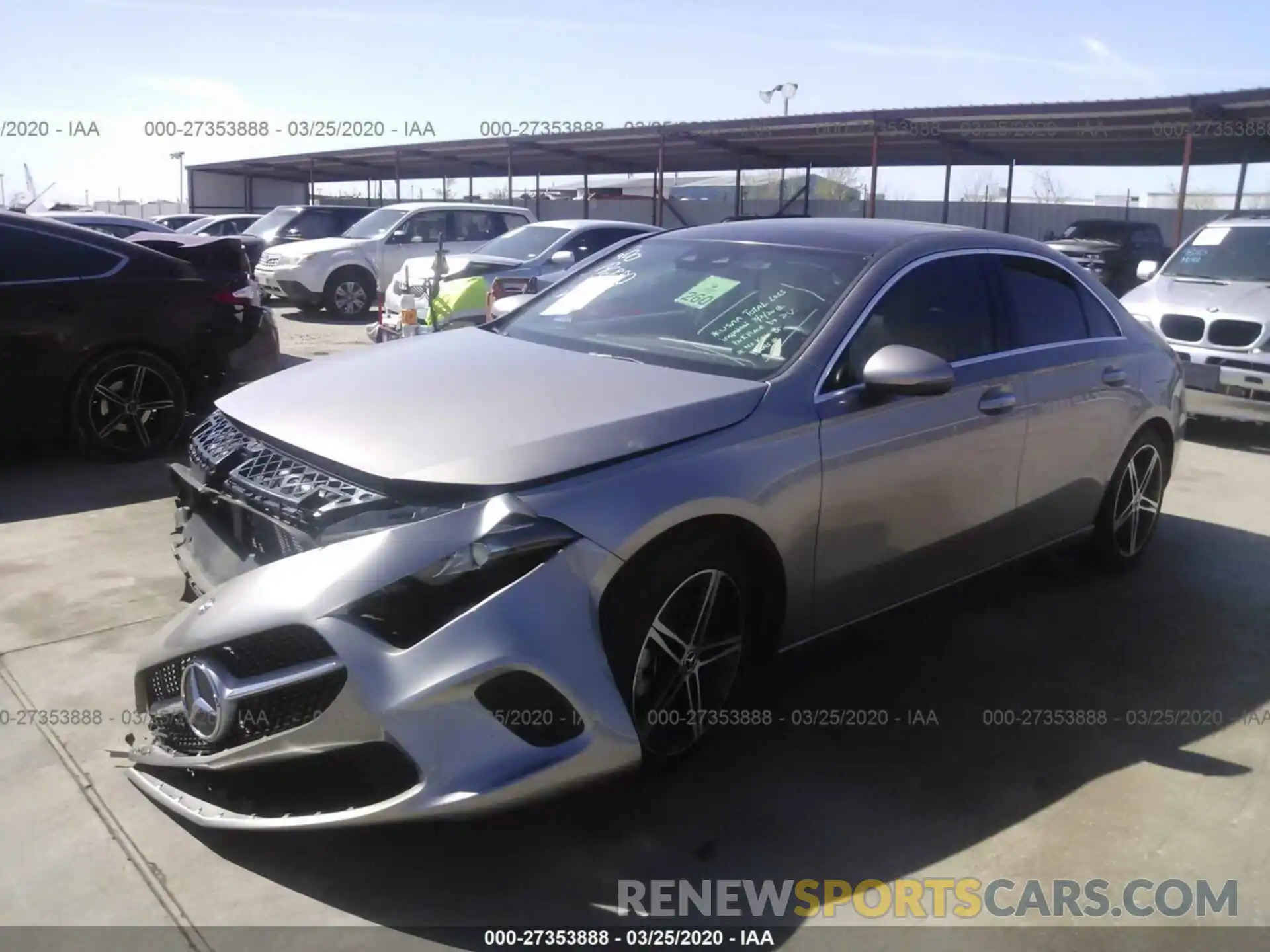 2 Photograph of a damaged car WDD3G4EB7KW001680 MERCEDES-BENZ A 2019